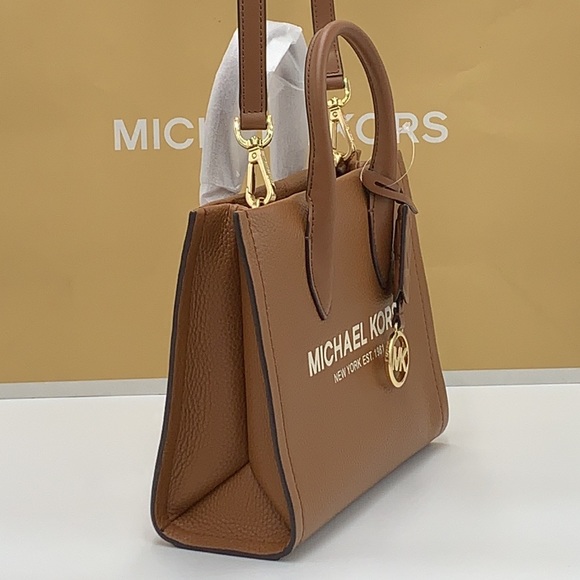 MICHAEL KORS Mirella Small Shopper TZ XBody Pebbled Leather Crossbody
Luggage - Picture 10 of 16